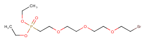 Bromo-PEG3-phosphonic acid diethyl ester Chemical Structure