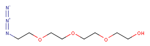 86770-67-4 Azido-PEG4-alcohol Chemical Structure