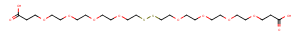 Acid-PEG4-S-S-PEG4-acid Chemical Structure