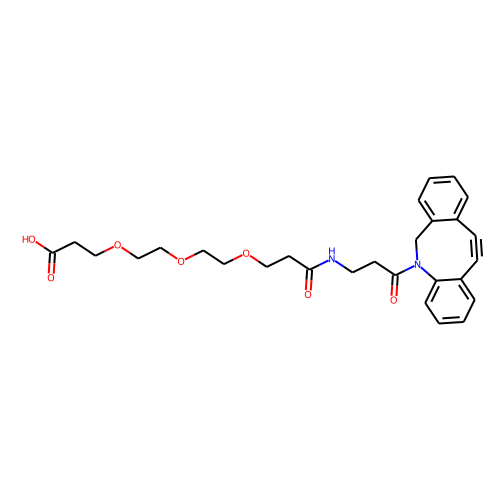 DBCO-NHCO-PEG3-acid Chemical Structure
