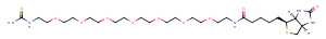 Biotin-PEG7-thiourea Chemical Structure