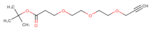 Propargyl-PEG3-Boc Chemical Structure