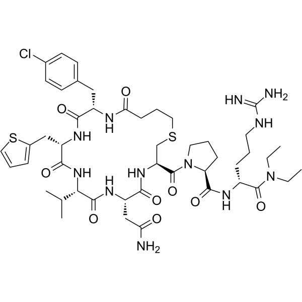 c(Bua-Cpa-Thi-Val-Asn-Cys)-Pro-Agm