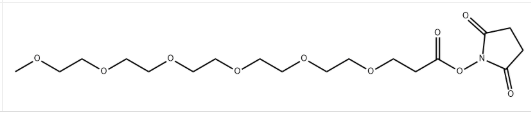 M-PEG6-NHS CAS1449390-12-8 甲基-五聚乙二醇-丙烯酸琥珀酰亚胺酯