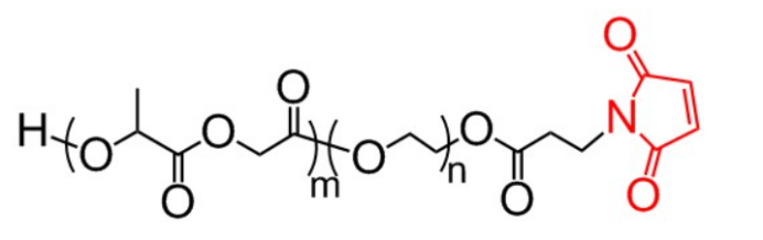 PLGA-PEG-MAL，聚乳酸-羟基乙酸共聚物-聚乙二醇-马来酰亚胺