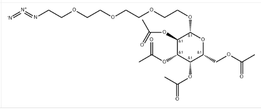 CAS:153252-44-9，Azido-PEG4-tetra-Ac-beta-D-glucose