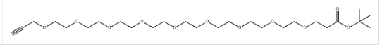 CAS:2055041-18-2，Propargyl-PEG4-S-PEG4-t-butyl ester