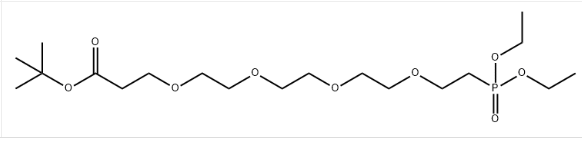 CAS:1623791-77-4，t-butyoxycarboxy-PEG4-phosphonic acid ethyl