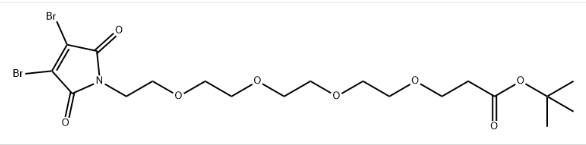 CAS:2030168-38-6，3,4-Dibromo-Mal-PEG4-t-butyl ester