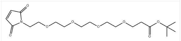 cas:518044-36-5，Mal-PEG4-t-butyl ester
