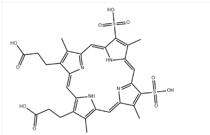 cas:58537-78-3，卟IX2,4 - 二磺酸二甲酯二钠盐