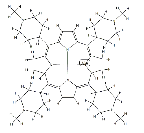 Fe-TMPyP，cas:133314-07-5，MESO -四(N -甲基- 4 -吡啶)卟啉五氯化铁(Ⅲ)