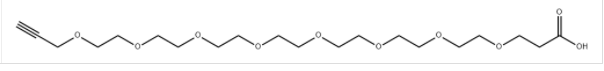 Propargyl-PEG8-acid 丙炔基-七聚乙二醇-羧酸