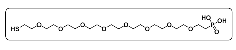 Thiol-PEG8-phosphonic acid 巯基-八聚乙二醇-磷酸