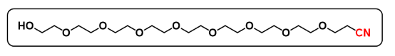 OH-PEG8-CN 羟基-八聚乙二醇-氰基