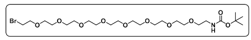 Br-PEG8-NHBoc 氨基叔丁氧羰基-八聚乙二醇-溴