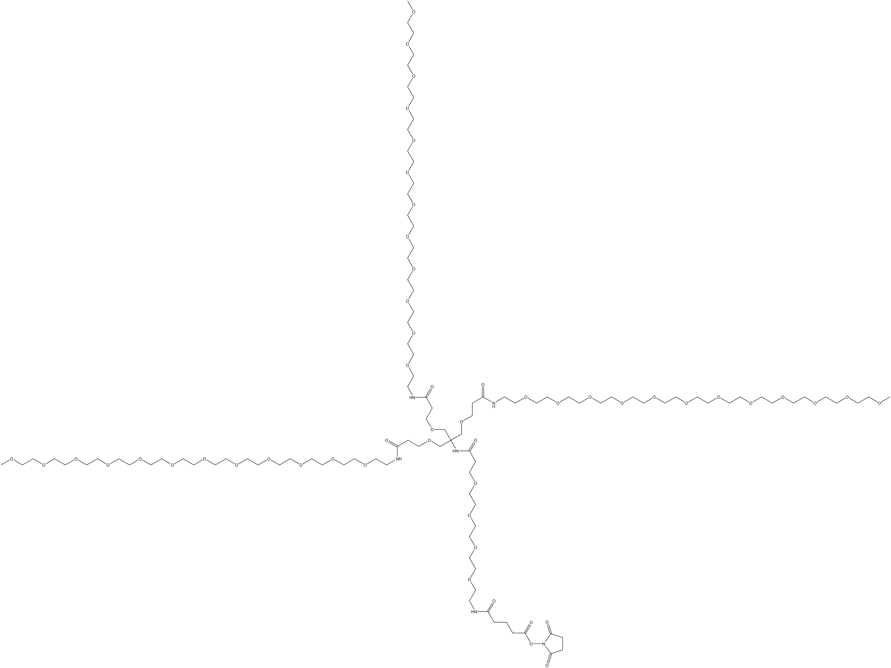 cas:1334178-03-8 NHS-PEG4-(m-PEG12)3-ester