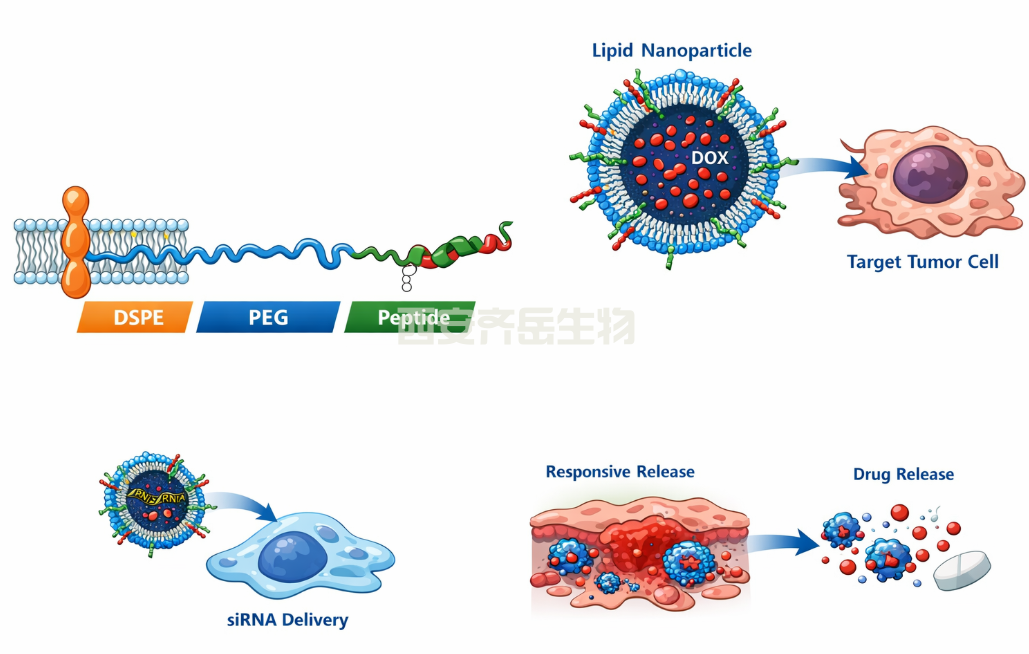 DSPE-PEG-多肽定制合成技术-西安齐岳生物